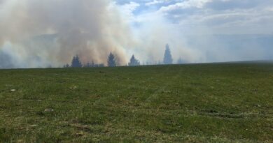 Lesný požiar na Liptove