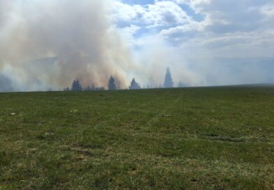 Lesný požiar na Liptove