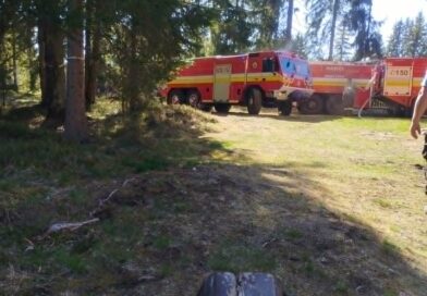 Zásah hasičov na Podbanskom: Požiar raždia ohrozoval okolité chaty aj les