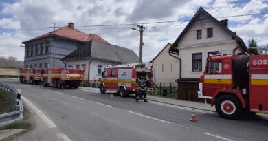 Rýchly zásah hasičov vo Východnej zachránil drevenicu, plamene zasiahli len okolie komína