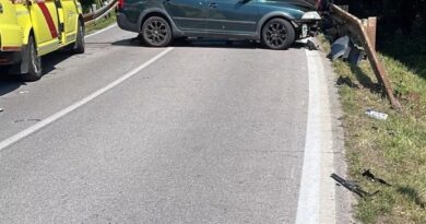 Dopravna nehoda pri Liptovskej Sielnici Dopravna nehoda pri Liptovskej Sielnici